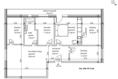 Apartament cu 4 camere decomandat în Sânnicoară - 2
