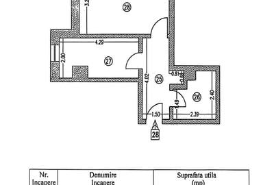 ► Compozitori Garsoniera Decomandata 35,29m² Mobilata Utilata Centrala pe Gaze - 20