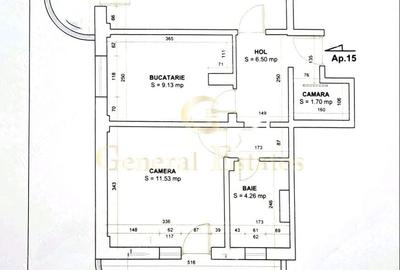 Apartament cu 2 camere decomandat, mobilat în Central