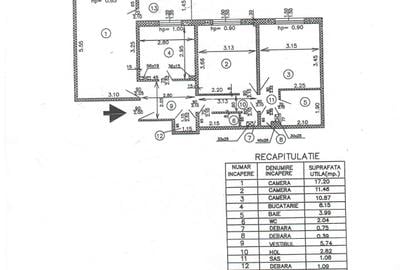 Apartament cu 3 camere decomandat în Veteranilor - 3