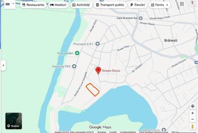 Teren Branesti - Str Oltului - 1600 mp - deschidere 16 ml - comision 0% - 1