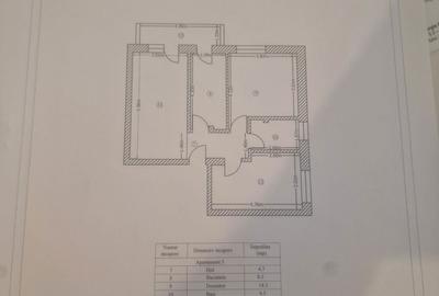 Apartament cu 3 camere decomandat în Central