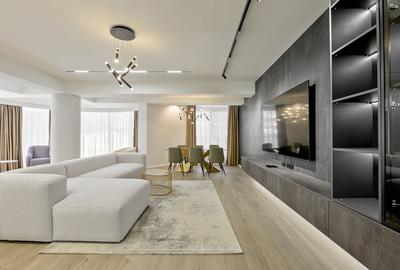 Apartament cu 3 camere semidecomandat, mobilat în Herăstrău