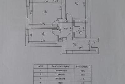 Apartament cu 2 camere decomandat în Roșu - 10