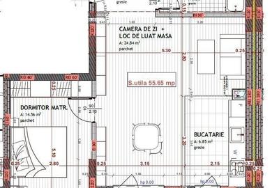 Apartament cu 2 camere semidecomandat în Florești - 5