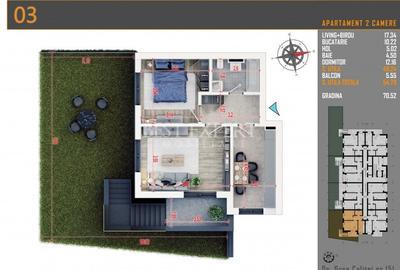 Apartament cu 2 camere decomandat în Theodor Pallady - 2