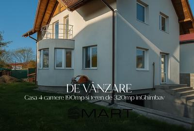 Casa noua 4 camere 190 MP + teren in Ghimbav - 1