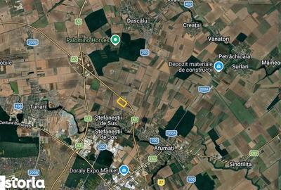 Teren de 9461 mp, în Ștefăneștii de Jos
