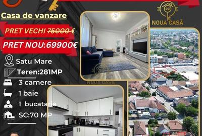 !REZERVATA!Reducere Casa de vanzare in Satu Mare,Teren 281MP - 1