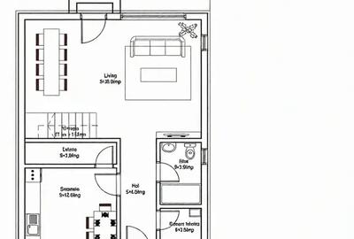 Casă cu 4 camere cu Teren 250 Mp în Odăi - 4