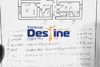 Apartament cu 3 camere decomandat în Central