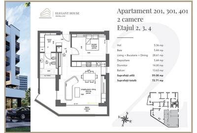 Apartament cu 2 camere în 15 Noiembrie - 3