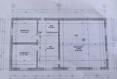 Casă cu 2 camere cu Teren 903 Mp în Mărtinești - 1