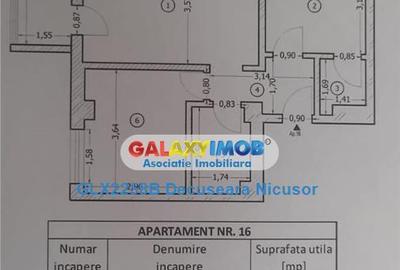 Apartament 3 Camere, Mobilat Utilat in Militari Residence 87 - 8