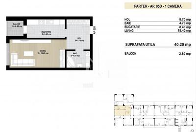 Garsonieră decomandată în Central - 4
