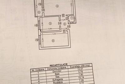 Ciurchi Tatarasi, Tudor Center, 3 camere, etaj 2 - 2