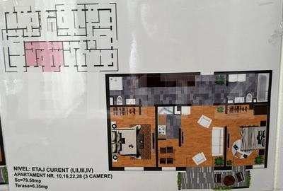 Apartament cu 3 camere decomandat în Centura - 5