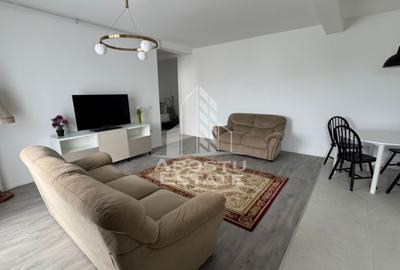 Apartament cu 3 camere semidecomandat, mobilat în Torontalului