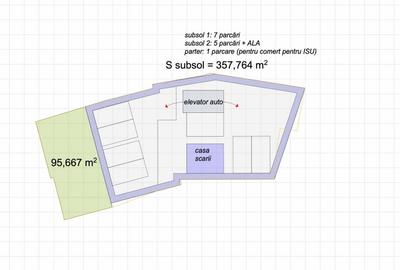 Teren Construcții intravilan de 475 mp, în Central - 3