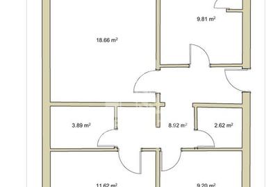 Apartament cu 3 camere, 2 bai, centrala proprie, zona Buziasului - 11
