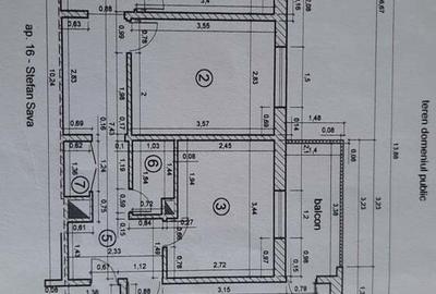 Apartament cu 3 camere decomandat în Central