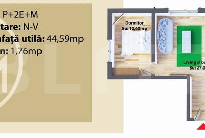 Apartament cu 2 camere în Burdujeni
