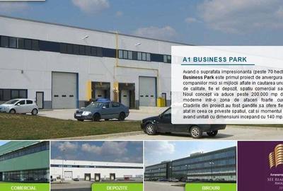 Teren proiectr logistic de vanzare A1 Km 13 Business Park - 2