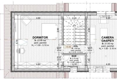 Vila 5cam-indiv la calcan-perete propriu/centru Popesti Leordeni - 10