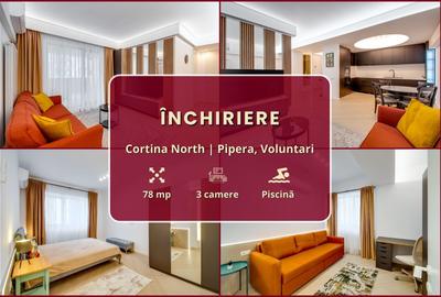 Apartament cu 3 camere decomandat, mobilat în Pipera - 2