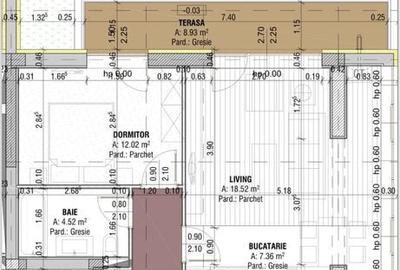 Apartament cu 3 camere decomandat în Central