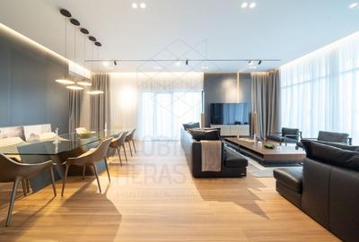 Penthouse cu 5 camere decomandat, mobilat în Băneasa