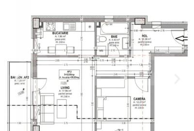 Apartament cu 2 camere semidecomandat în Sud