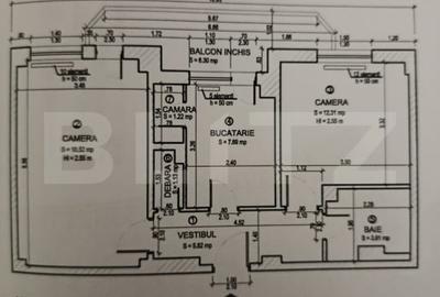 Apartament de 2 camere, 57 mp, zona Mosilor - 11