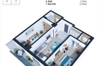 APARTAMENT 3 CAMERE , NICOLINA , DECOMANDAT , ETAJ INTERMEDIAR - 17