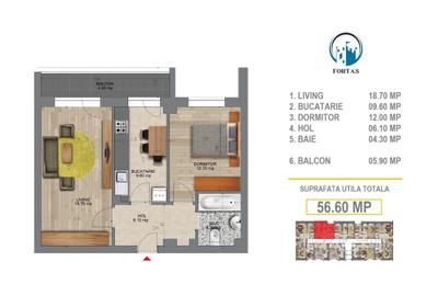 OFERTA > 2 Camere Decomandat > Metrou Berceni 5 min > Mobilat si Utilat - 1