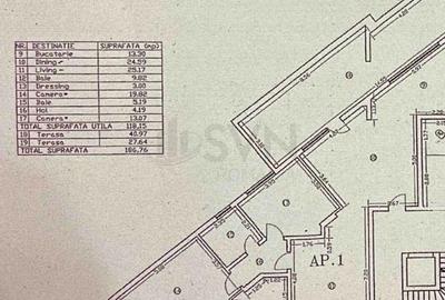 REA1026051 Apartament 3 camere I Mobilat I Cartierul Francez - 10