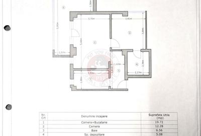 Apartament cu 2 camere decomandat în Rudeni - 2