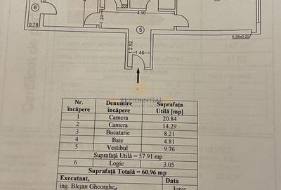Apartament cu 2 camere, mobilat în Metalurgiei