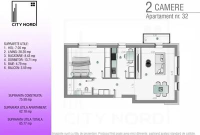 Bucatarie inchisa! Compartimentarea perfecta - balcon + lift - 6