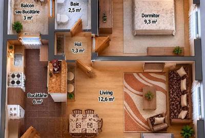 Apartament cu 2 camere semidecomandat, mobilat în Kogălniceanu - 3