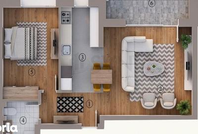 Apartament cu 2 camere în Floreasca - 1