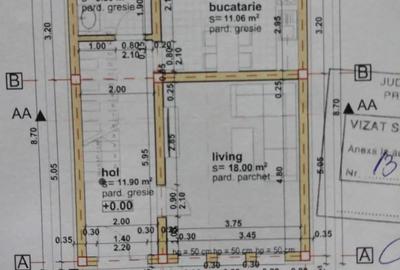 Casă cu 3 camere cu Teren 260 Mp în Central
