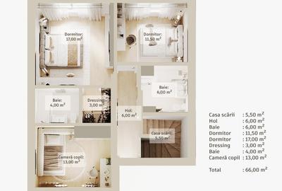 Casa individuala 5 camere in Complex  privat/3 bai / Mansarda/300 mp curte Casa individuala 5 camere in Complex  privat/3 bai / Mansarda/300 mp curte - 8