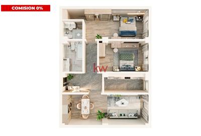 Apartament cu 3 camere decomandat în Valea Lupului - 1