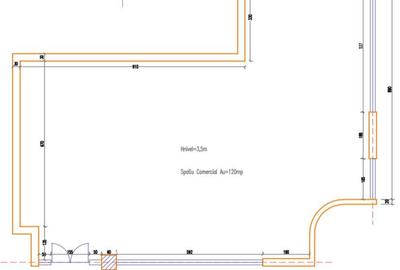 Spațiu comercial, de 120 mp, în Central - 3