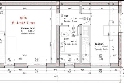 Apartament cu 2 camere semidecomandat în Giroc - 1