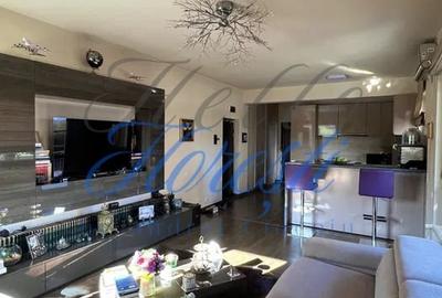 Penthouse cu 2 camere semidecomandat, mobilat în Borhanci