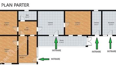 Casa individuala pe un nivel si teren de 1300 mp in zona Turnisor - 9