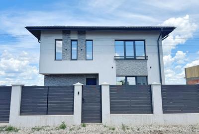 Vila individuală P+1E ~ 4 camere ~ 2 băi + dressing ~ 150mp utili+ teren 309mp
