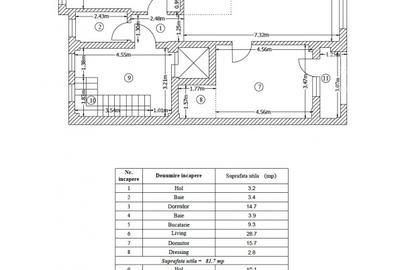 Apartament cu 3 camere decomandat în Băneasa - 3